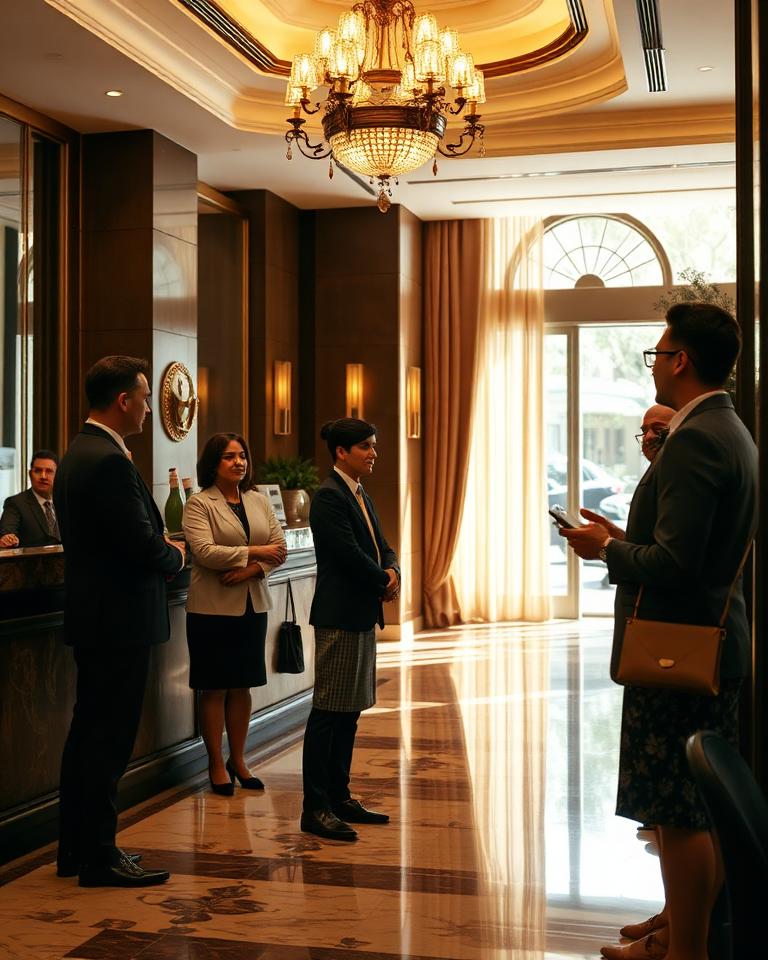 Equipo de Hoteles durante su jornada